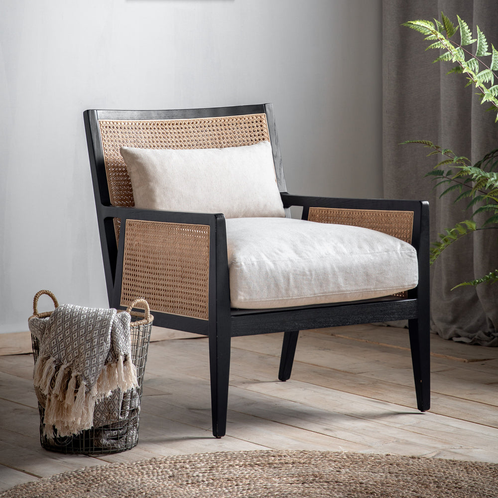 Ikigai Collection Rattan Armchair in Cream